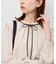 【前後2WAY】【WEB限定カラー】配色リボンブラウス/通勤対応