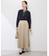 【前後2WAY】【WEB限定カラー】配色リボンブラウス/通勤対応