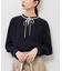 【前後2WAY】【WEB限定カラー】配色リボンブラウス/通勤対応