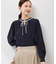 【前後2WAY】【WEB限定カラー】配色リボンブラウス/通勤対応