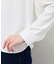 【前後2WAY】【WEB限定カラー】配色リボンブラウス/通勤対応