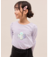【KIDS/キッズ】【吸水速乾】フラワースパンコールトップス
