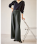 フレアシルエットサスペンダー付きパンツ