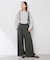 フレアシルエットサスペンダー付きパンツ