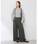 フレアシルエットサスペンダー付きパンツ