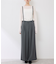 フレアシルエットサスペンダー付きパンツ