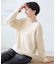 【WEB限定カラー】スフレニットシリーズ Vネックニットプルオーバー/イージーケア・リンクコーデ