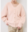 ふわふわミドル丈カーディガン(変形メタルボタン)/イージーケア・リンクコーデ