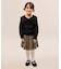 【KIDS/キッズ】【2WAY】マシュマロニットリボンカラートップス/リンクコーデ