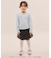 【KIDS/キッズ】【2WAY】マシュマロニットリボンカラートップス/リンクコーデ