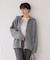 【WEB限定】Wジップシャギーニットブルゾン