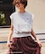 【Coca-Cola】【汗染み加工・セットアップ対応】ラメ入りミニ裏毛フレンチスリーブTシャツ