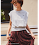 【Coca-Cola】【汗染み加工・セットアップ対応】ラメ入りミニ裏毛フレンチスリーブTシャツ