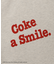 【Coca-Cola】【汗染み加工・セットアップ対応】ラメ入りミニ裏毛フレンチスリーブTシャツ