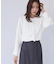【WEB限定】配色ボウタイ風ブラウス