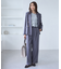 【WEB限定】配色ボウタイ風ブラウス