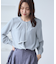 【WEB限定】配色ボウタイ風ブラウス