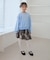 【KIDS/キッズ】【FILA/フィラ別注】ラインストーンロゴ裏毛プルオーバー