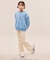 【KIDS/キッズ】【FILA/フィラ別注】ラインストーンロゴ裏毛プルオーバー