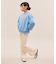 【KIDS/キッズ】【FILA/フィラ別注】ラインストーンロゴ裏毛プルオーバー