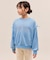 【KIDS/キッズ】【FILA/フィラ別注】ラインストーンロゴ裏毛プルオーバー
