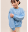 【KIDS/キッズ】【FILA/フィラ別注】ラインストーンロゴ裏毛プルオーバー