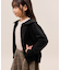 【KIDS/キッズ】ビックカラー裏毛ジップカーディガン