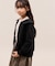 【KIDS/キッズ】ビックカラー裏毛ジップカーディガン