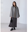 ジャージーメルトンシリーズ 金ボタンミドル丈コート/リンクコーデ