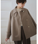 ジャージーメルトンシリーズ 金ボタンミドル丈コート/リンクコーデ