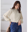 シャーリングカラーブラウス/2WAY