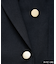 【WEB限定】レディハンサムシリーズ ウールライク金ボタンミドル丈ジャケット(総裏地)