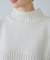 もちもちリブ切り替えニットプルオーバー/イージーケア・リンクコーデ