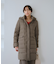 【GREEN DOWN/グリーンダウン】ファー付きダウンロングコート/一部WEB限定カラー