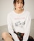 汗染み防止アソートロゴロングスリーブTシャツ/UVカット・接触冷感