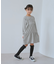 【KIDS/キッズ】裏毛ティアードロゴワンピース