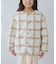 【KIDS/キッズ】リバーシブルチェックボアブルゾン