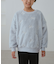 【KIDS/キッズ】リボン刺繍ボアプルオーバー