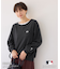 【PEANUTS×MLB COLLECTION by ROPE' PICNIC】オフショルスウェット