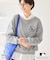 【PEANUTS×MLB COLLECTION by ROPE' PICNIC】オフショルスウェット