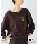 【PEANUTS×MLB COLLECTION by ROPE' PICNIC】オフショルスウェット
