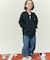 【PEANUTS×MLB COLLECTION by ROPE' PICNIC】スウェットブルゾン