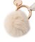 フェイクファー付きバッグチャーム