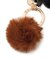 フェイクファー付きバッグチャーム