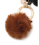 フェイクファー付きバッグチャーム