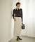 シェニール織アイラインスカート