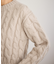ケーブルニットカーディガン