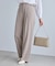 【WEB限定・丈長め】クリアツイルサイドベルトワイドパンツ/セレモニー・セットアップ対応