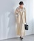 ミドル丈トレンチコート/撥水・花粉ガード