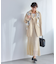 ミドル丈トレンチコート/撥水・花粉ガード